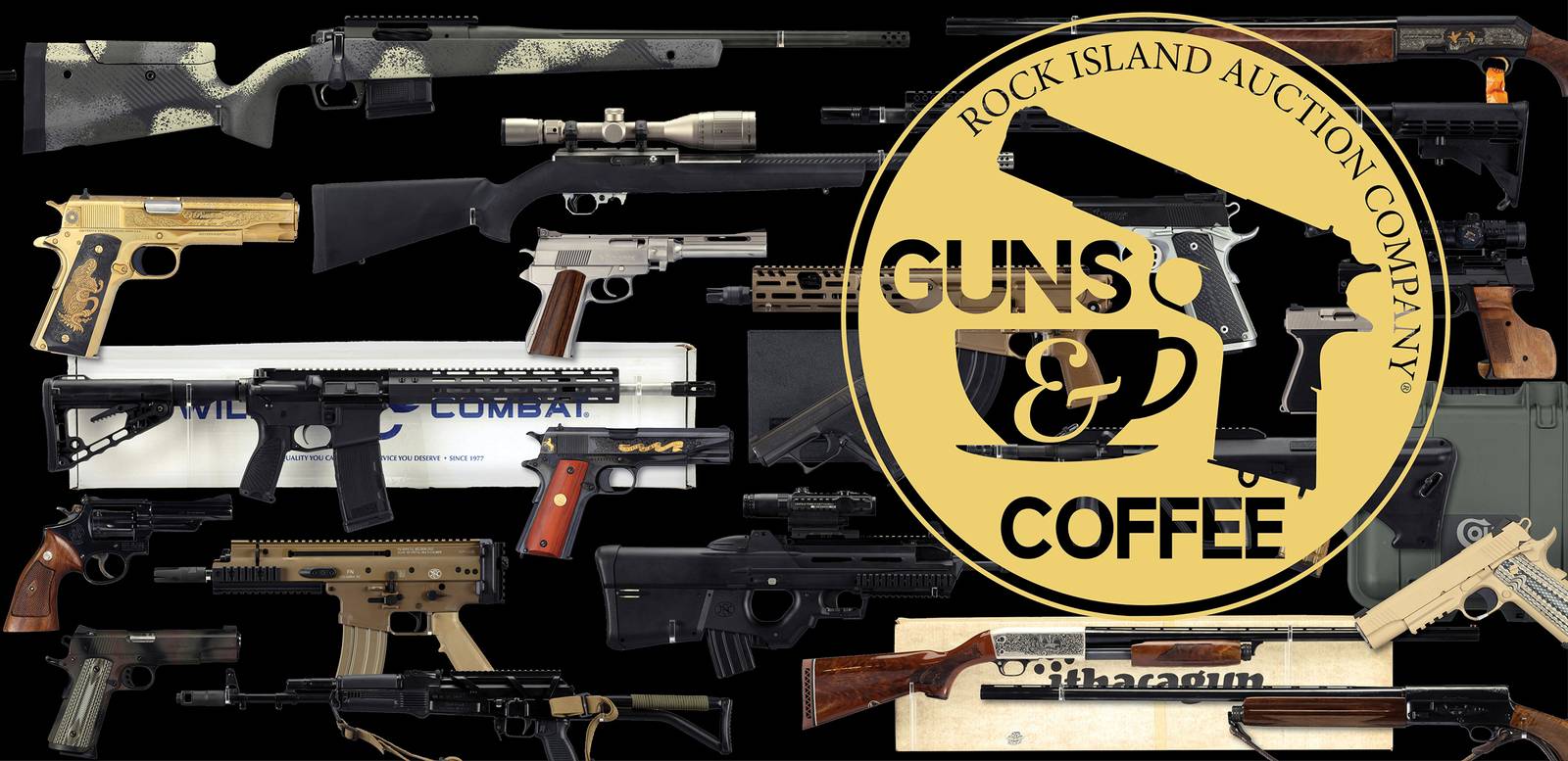 GUNS & COFFEE - LIVE ARMS & ACCESSORIES AUCTION EVENT IN BEDFORD, TEXAS